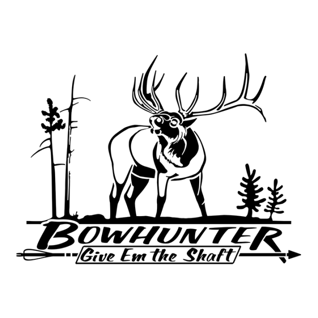 Bowhunter Elk Decal