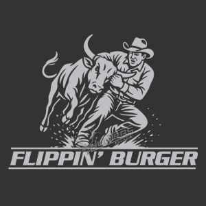 Steer Wrestling Flippin' Burger