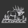 Elkoholic Elk Decal