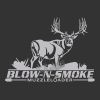 Blowin Smoke Black Powder Mule Deer Window Decal
